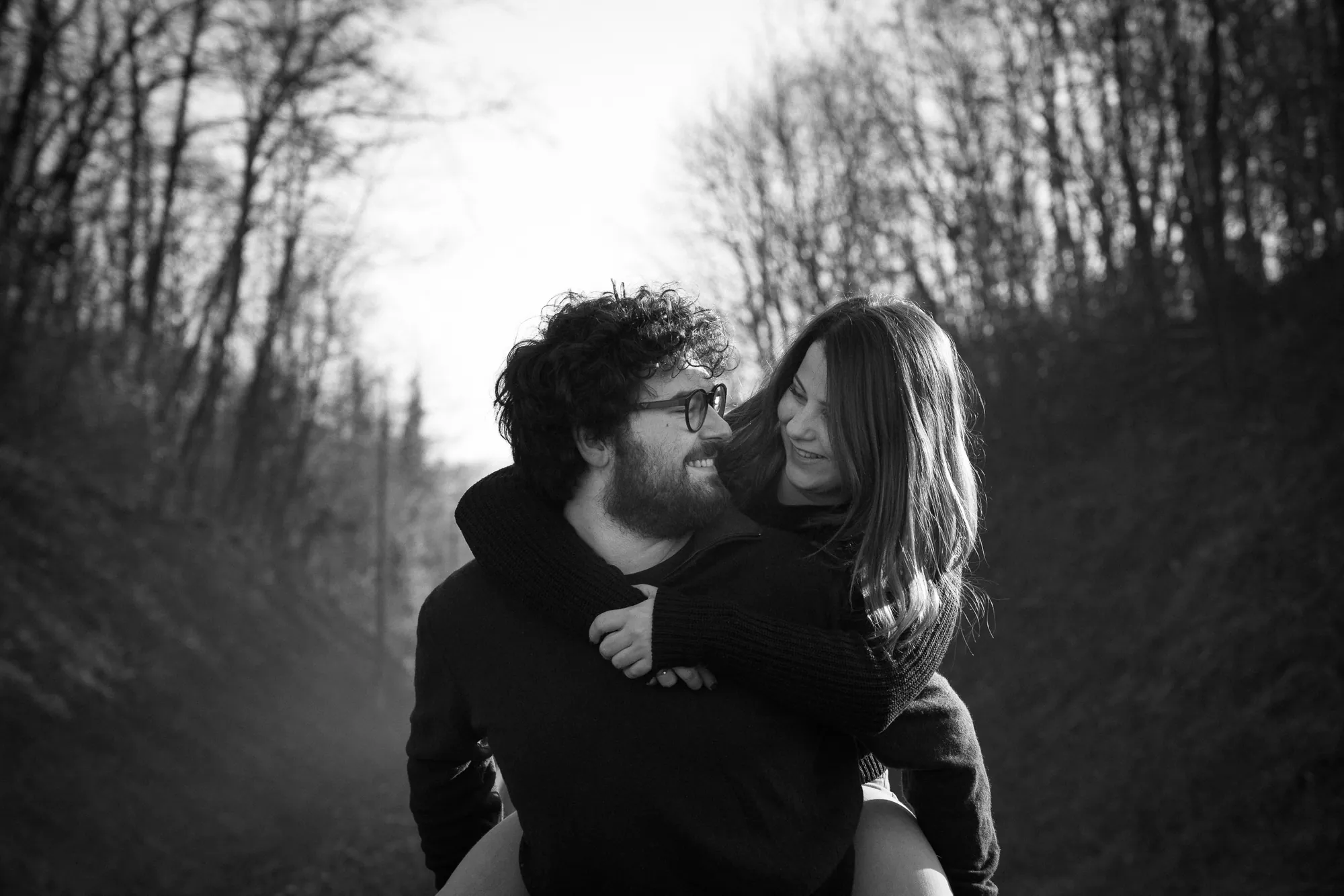 Prematrimonio di Michi e Tia nei boschi di Cantù