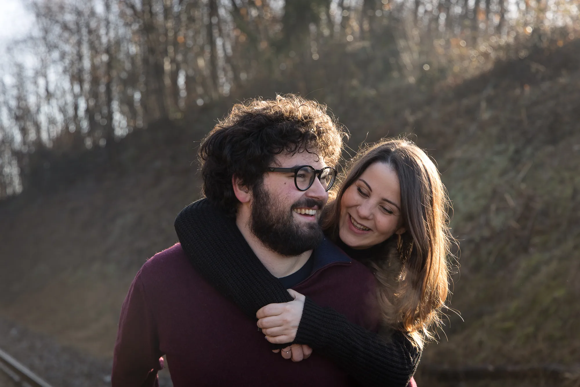 Prematrimonio di Michi e Tia nei boschi di Cantù